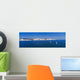 Panoramic View Of Sailboats On Sea Wall Mural
