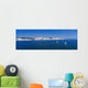 Panoramic View Of Sailboats On Sea Wall Mural