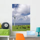 Cows Grazing among Wind Wall Decal Design 2