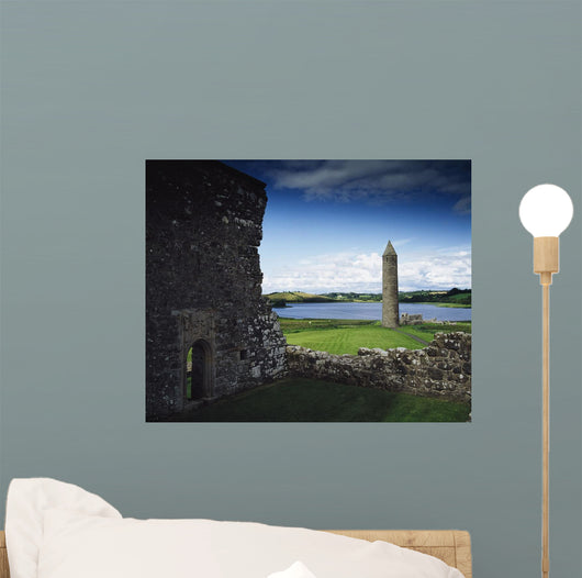Devenish Monastic Site, Lough Erne, Co Fermanagh, Ireland Wall Mural