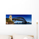 Sydney Harbour Bridge Panorama Color Wall Decal