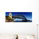 Sydney Harbour Bridge Panorama Color Wall Decal