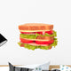 Large Sandwich Wall Decal