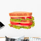Large Sandwich Wall Decal