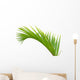 Palme Verte Fond Blanc Wall Mural