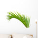 Palme Verte Fond Blanc Wall Mural
