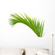 Palme Verte Fond Blanc Wall Mural