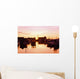 Harbor At Sunrise Wall Mural