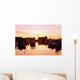 Harbor At Sunrise Wall Mural
