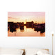 Harbor At Sunrise Wall Mural