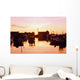 Harbor At Sunrise Wall Mural