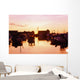 Harbor At Sunrise Wall Mural