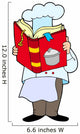 Chef Reading Cookery Book