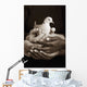 Many Hands Holding A Dove Wall Mural