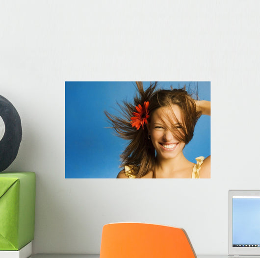 Summery Model Wall Mural