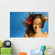 Summery Model Wall Mural