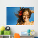 Summery Model Wall Mural