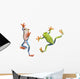 Two Red Eyed Tree Frogs Wall Decal