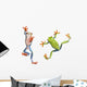 Two Red Eyed Tree Frogs Wall Decal
