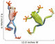 Two Red Eyed Tree Frogs Wall Decal