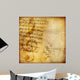 musical background in retro style Wall Mural