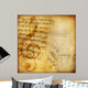 musical background in retro style Wall Mural