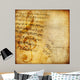 musical background in retro style Wall Mural
