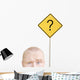Part Of A Man's Head And A Sign Wall Decal