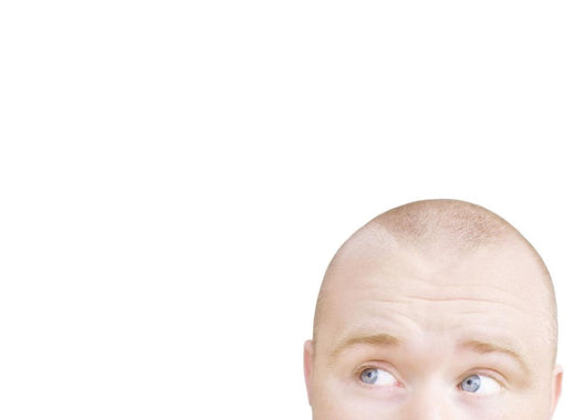 Part Of A Man's Head Looking Sideways Wall Decal