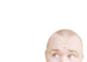Part Of A Man's Head Looking Sideways Wall Decal