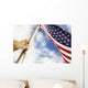 Raising An American Flag Wall Mural