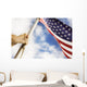 Raising An American Flag Wall Mural