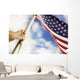 Raising An American Flag Wall Mural