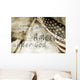 The Pledge Of Allegiance And An American Flag Wall Mural