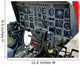 Helicopter Cockpit and Control Panel Wall Mural
