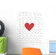 Illustration Of A Heart Wall Decal