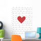 Illustration Of A Heart Wall Decal