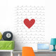Illustration Of A Heart Wall Decal