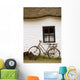 Tahtched Cottage And Bike Wall Mural