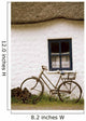 Tahtched Cottage And Bike Wall Mural