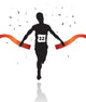 Marathon Winner Silhouette