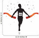 Marathon Winner Silhouette