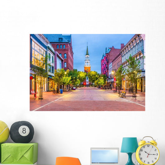 Burlington Vermont USA Wall Decal
