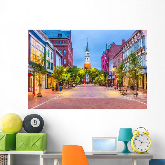 Burlington Vermont USA Wall Decal