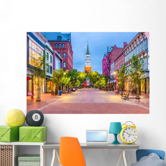 Burlington Vermont USA Wall Decal