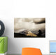 Mountain With Cloudy Sky Wall Mural
