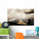 Mountain With Cloudy Sky Wall Mural