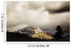 Mountain With Cloudy Sky Wall Mural