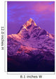 View Of Machhapuchhare At Sunrise From Sarangkot Wall Mural