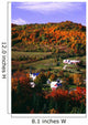 East Orange Village In Fall, Vermont, New England, USA Wall Mural